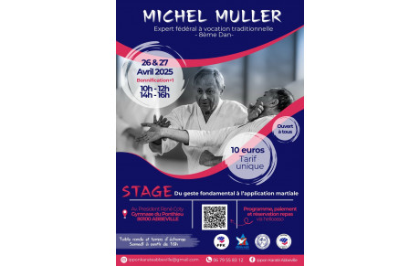 Stage Michel Muller 8Dan au Dojo